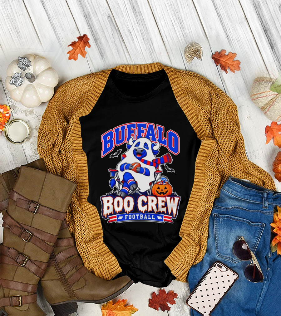 Buffalo Bills Boo Crew Halloween Football 2026 T-Shirt