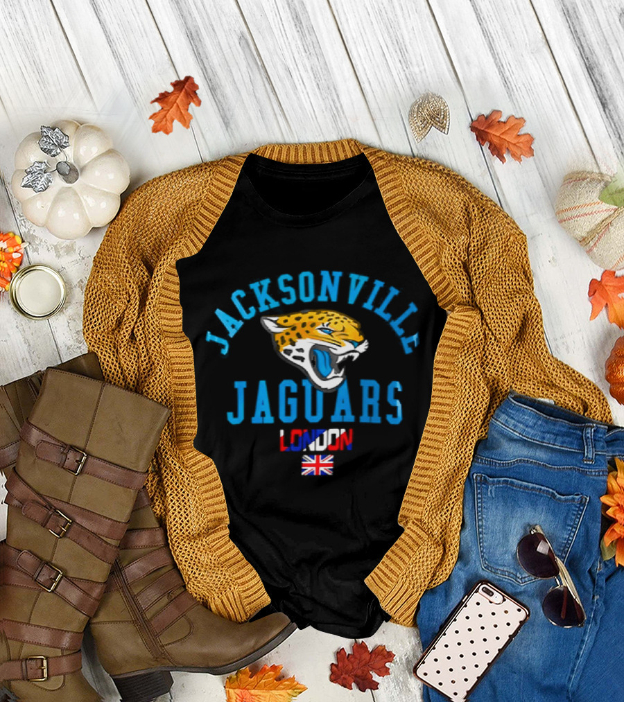 Jacksonville Jaguars London 2026 International Series UK Flag T-Shirt