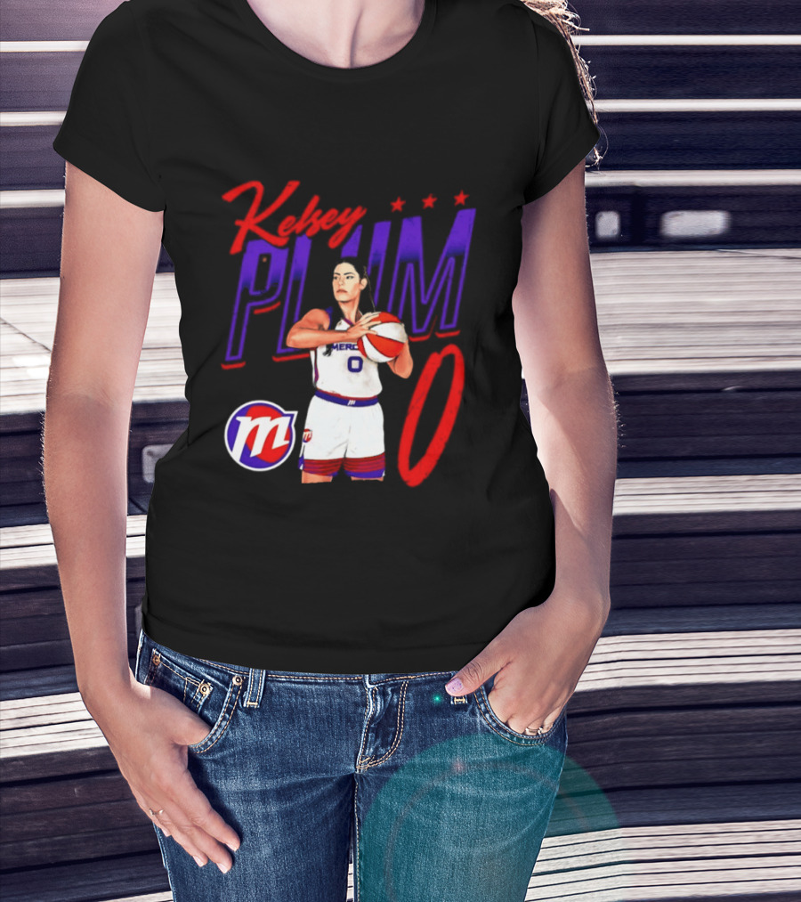 Kelsey Plum 0 Mercury WNBA Basketball Player T-Shirt