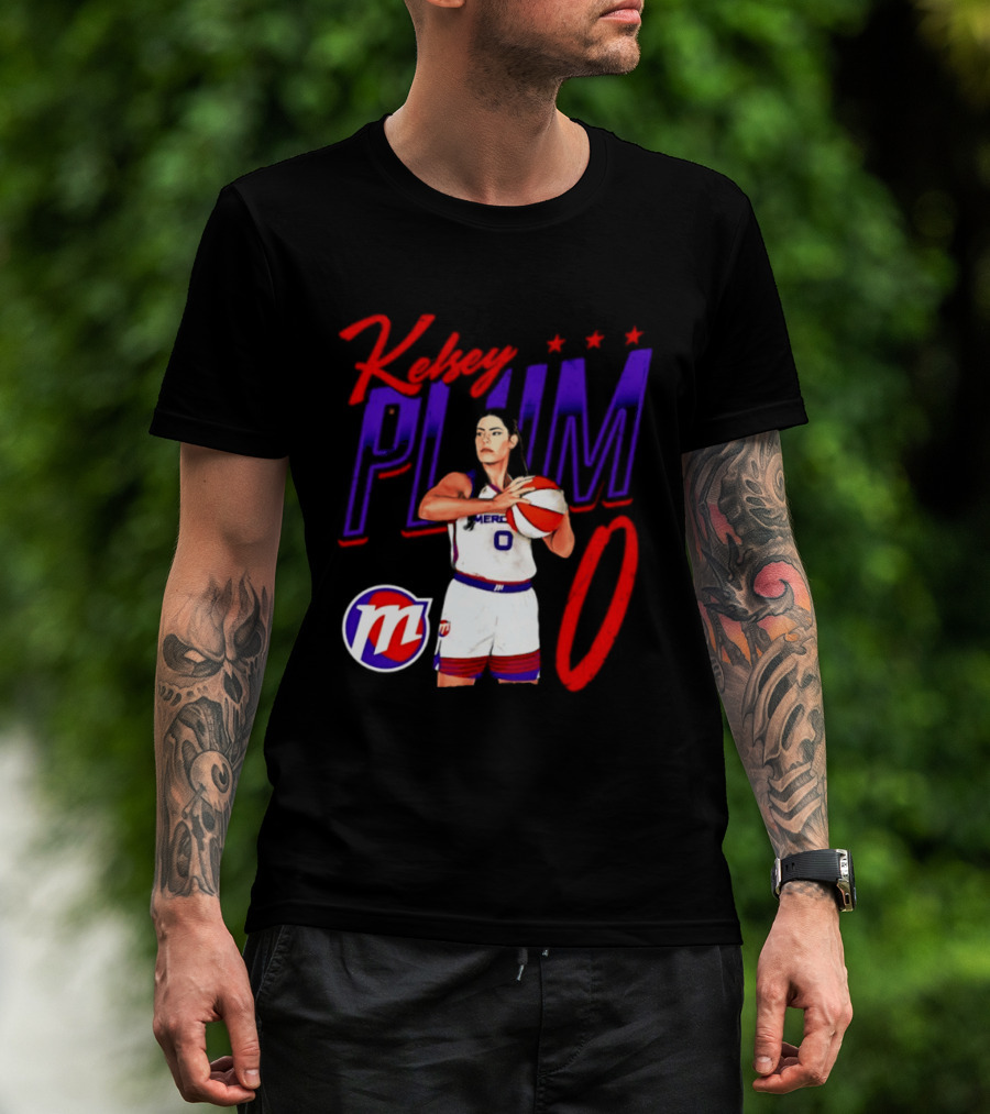 Kelsey Plum 0 Mercury WNBA Basketball Player T-Shirt