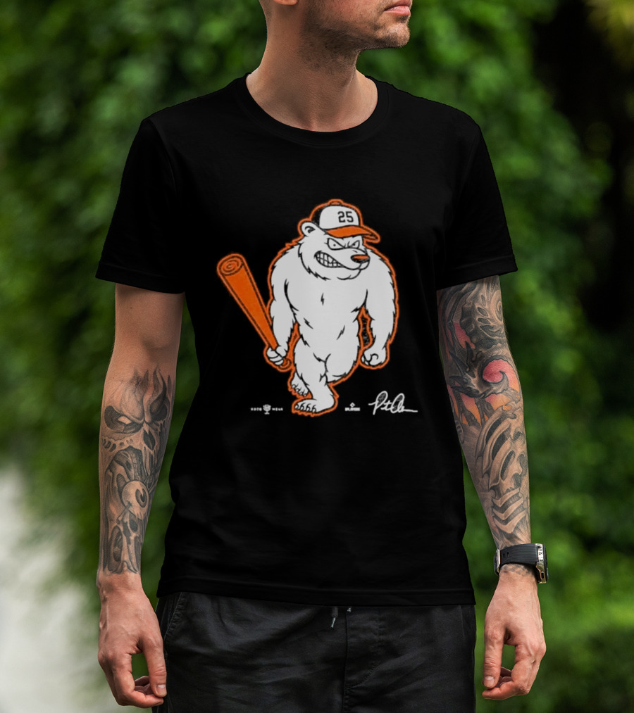 Baltimore Orioles Polar Bear Pete Alonso Baseball Bat T-Shirt