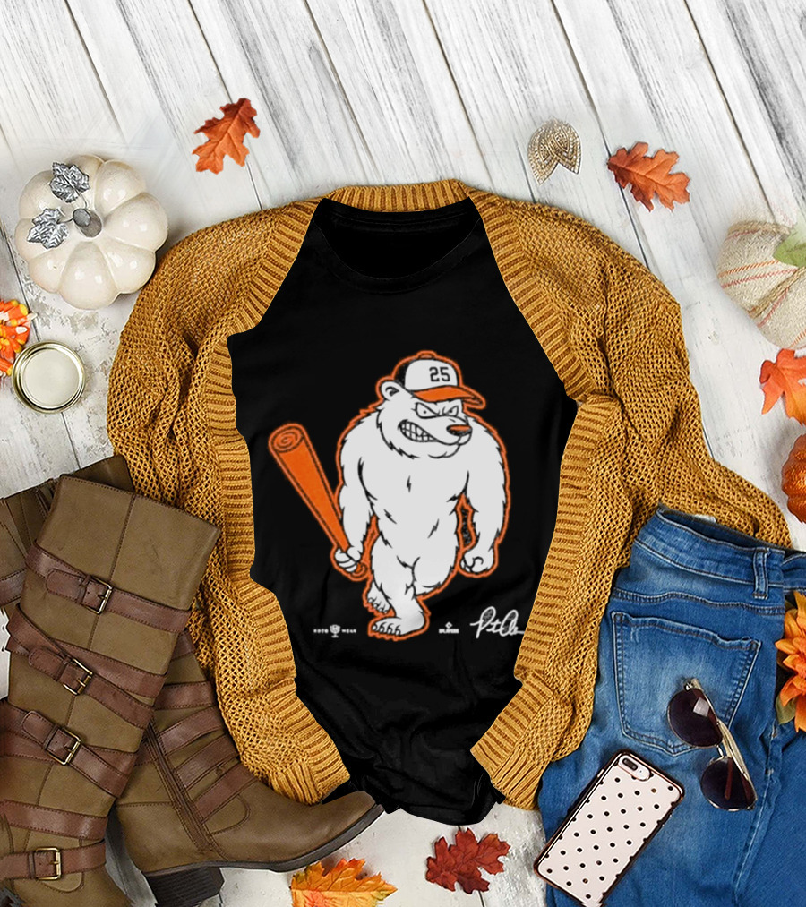 Baltimore Orioles Polar Bear Pete Alonso Baseball Bat T-Shirt