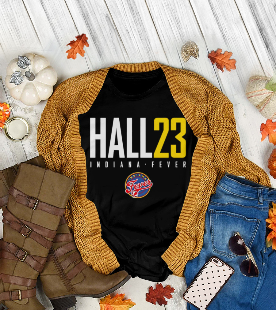 Indiana Fever Lexie Hall 23 WNBA Team Fan Gear T-Shirt