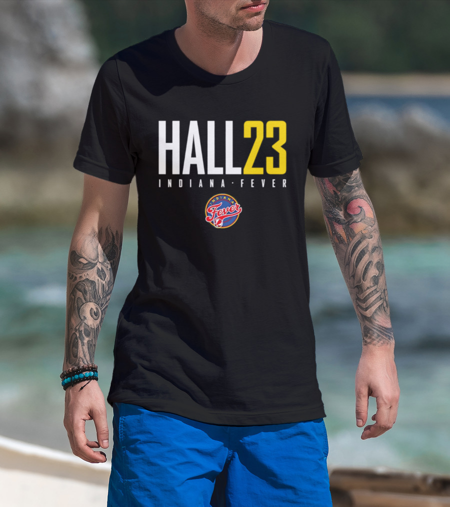 Indiana Fever Lexie Hall 23 WNBA Team Fan Gear T-Shirt