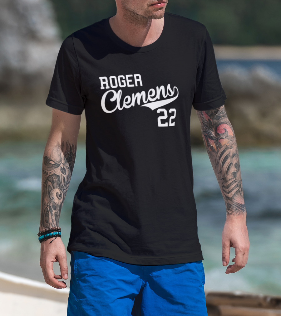 Roger Clemens 22 Houston Astros MLB Baseball T-Shirt