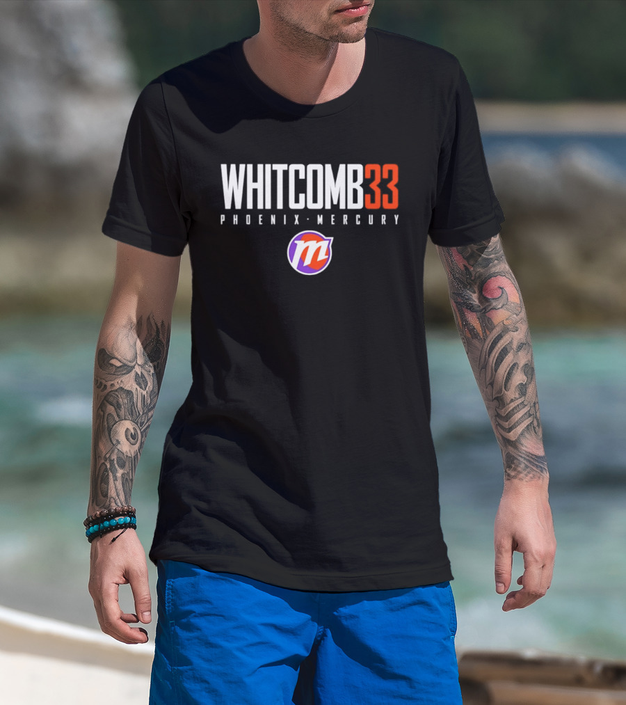 Whitcomb 33 Phoenix Mercury WNBA Name And Number T-Shirt