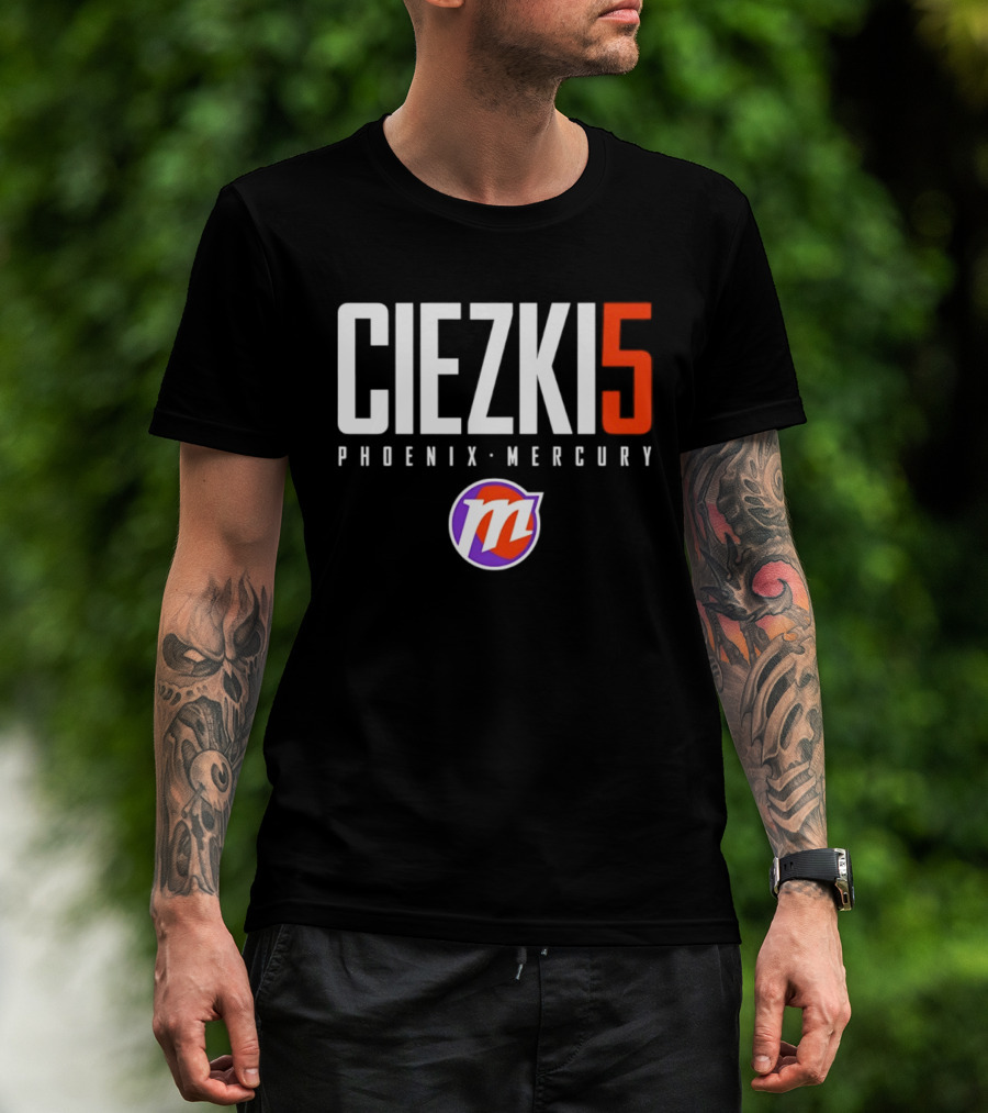 Ciezki 5 Phoenix Mercury WNBA M Basketball Fan T-Shirt