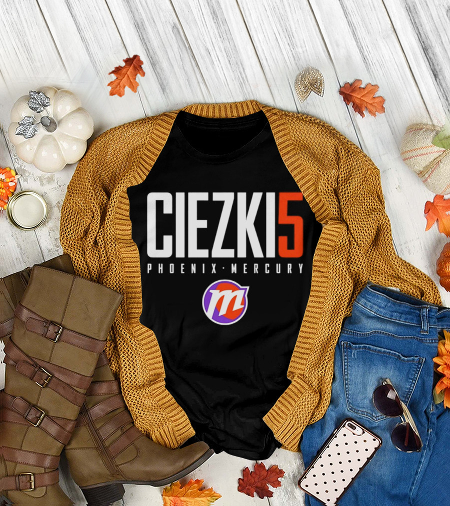Ciezki 5 Phoenix Mercury WNBA M Basketball Fan T-Shirt