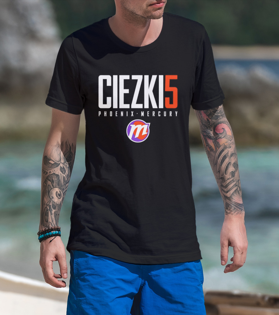 Ciezki 5 Phoenix Mercury WNBA M Basketball Fan T-Shirt