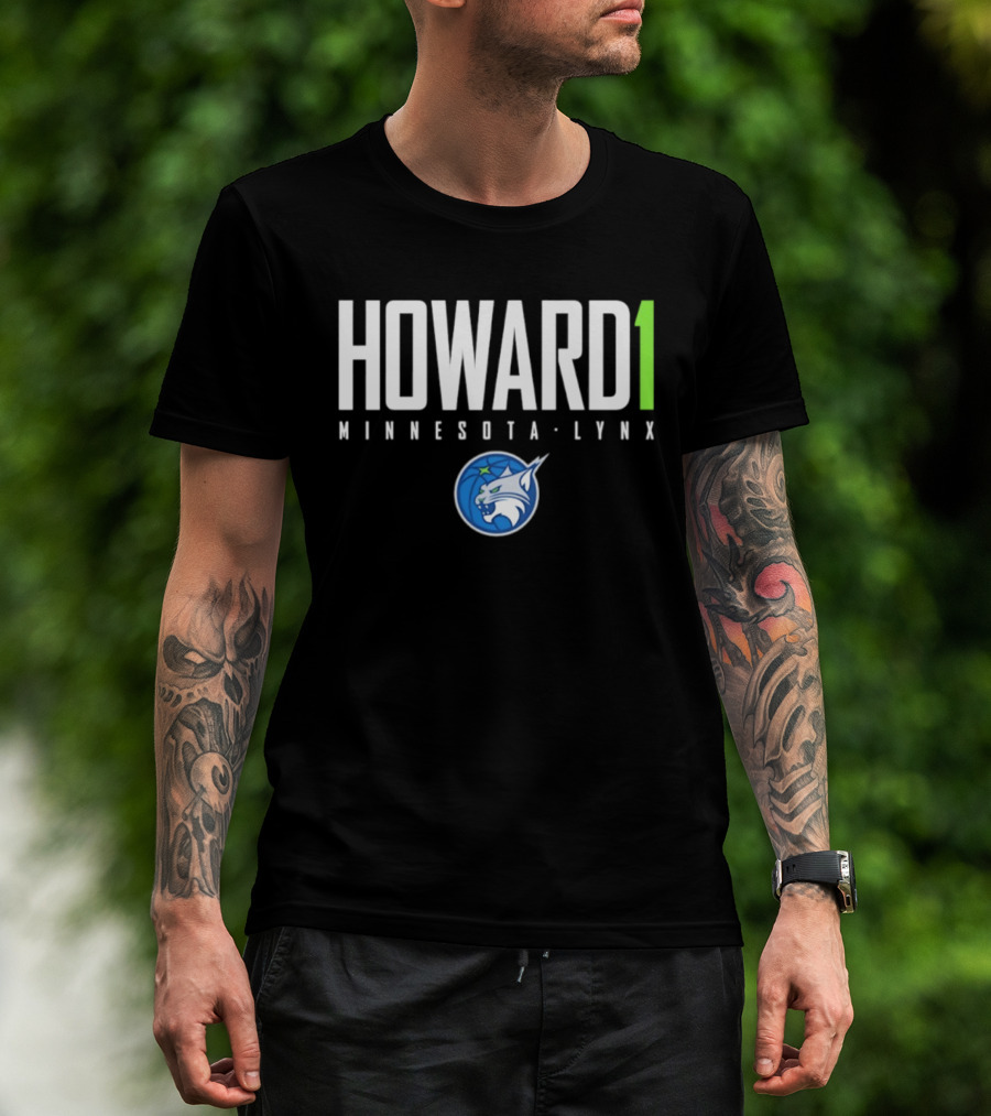 Minnesota Lynx Natasha Howard 1 WNBA Basketball Player Fan Gear T-Shirt