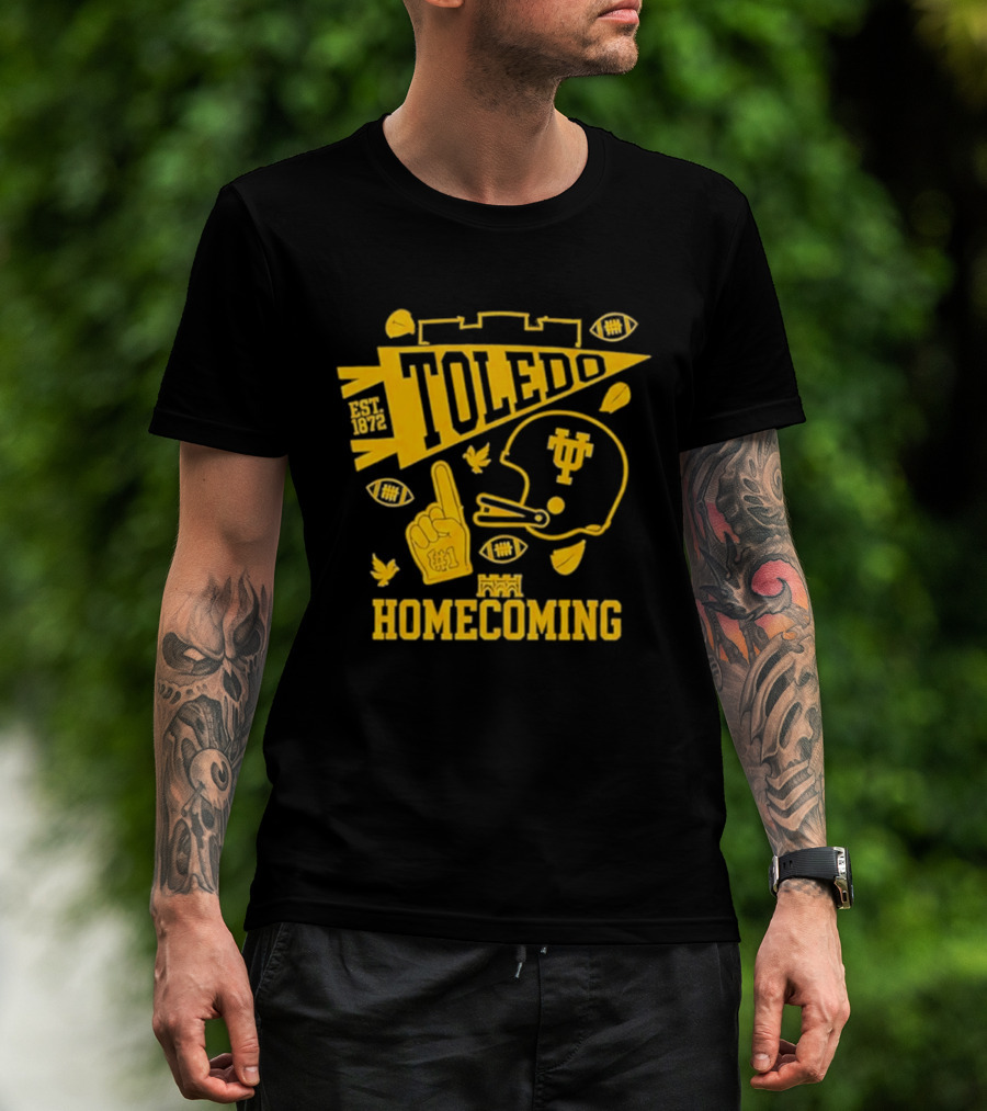 Toledo Homecoming 1872 Football Sports Celebration T-Shirt
