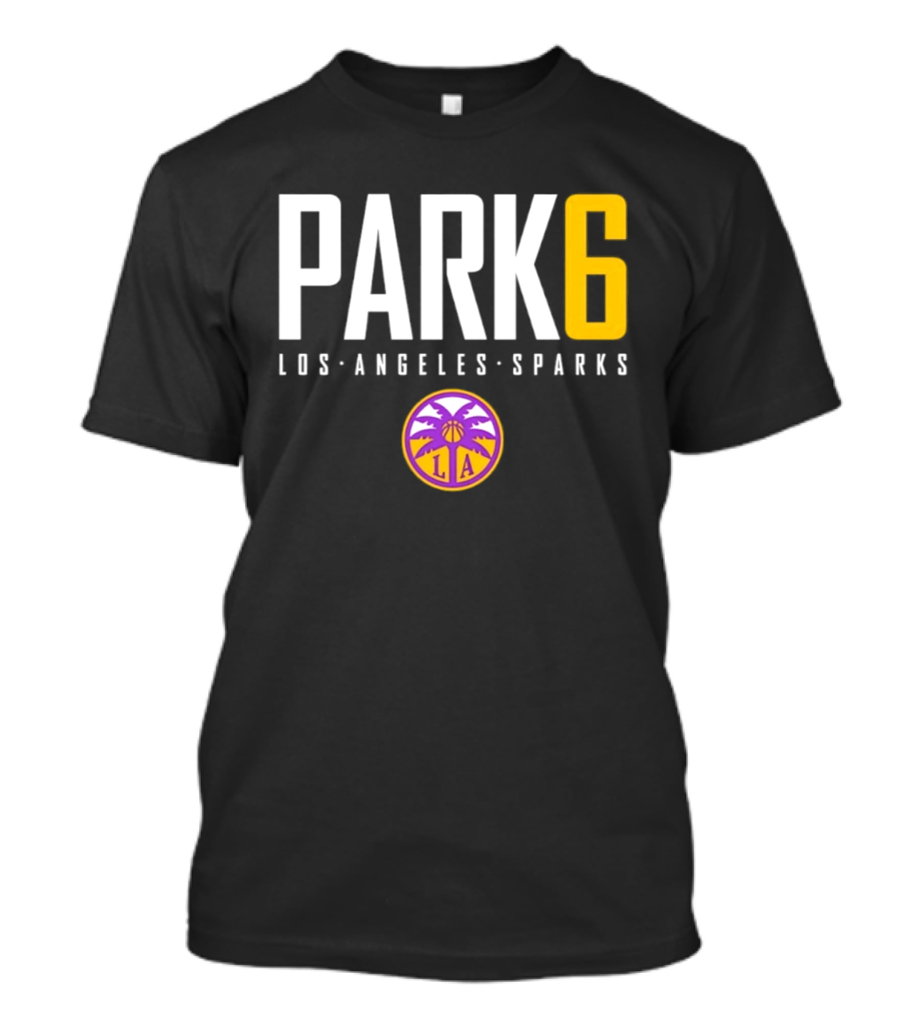 Park 6 Los Angeles Sparks WNBA Basketball T-Shirt