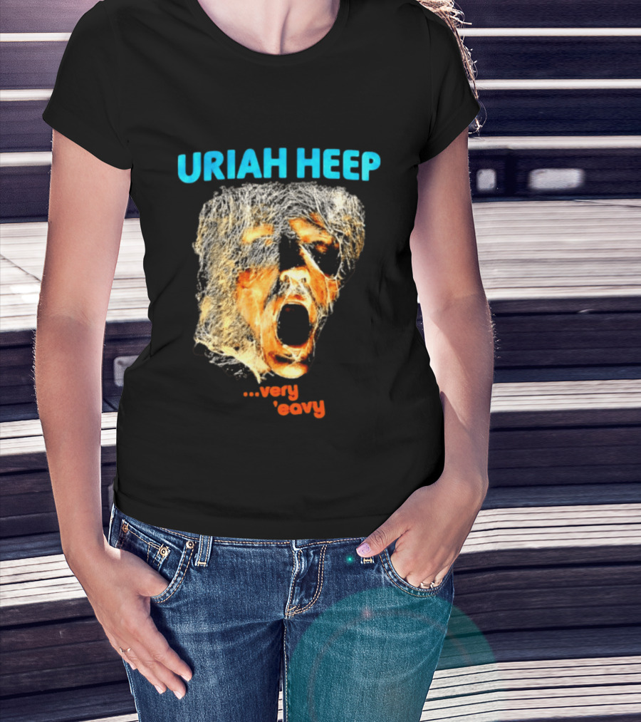 Uriah Heep Very 'Eavy Album Cover Art Hard Rock Music T-Shirt