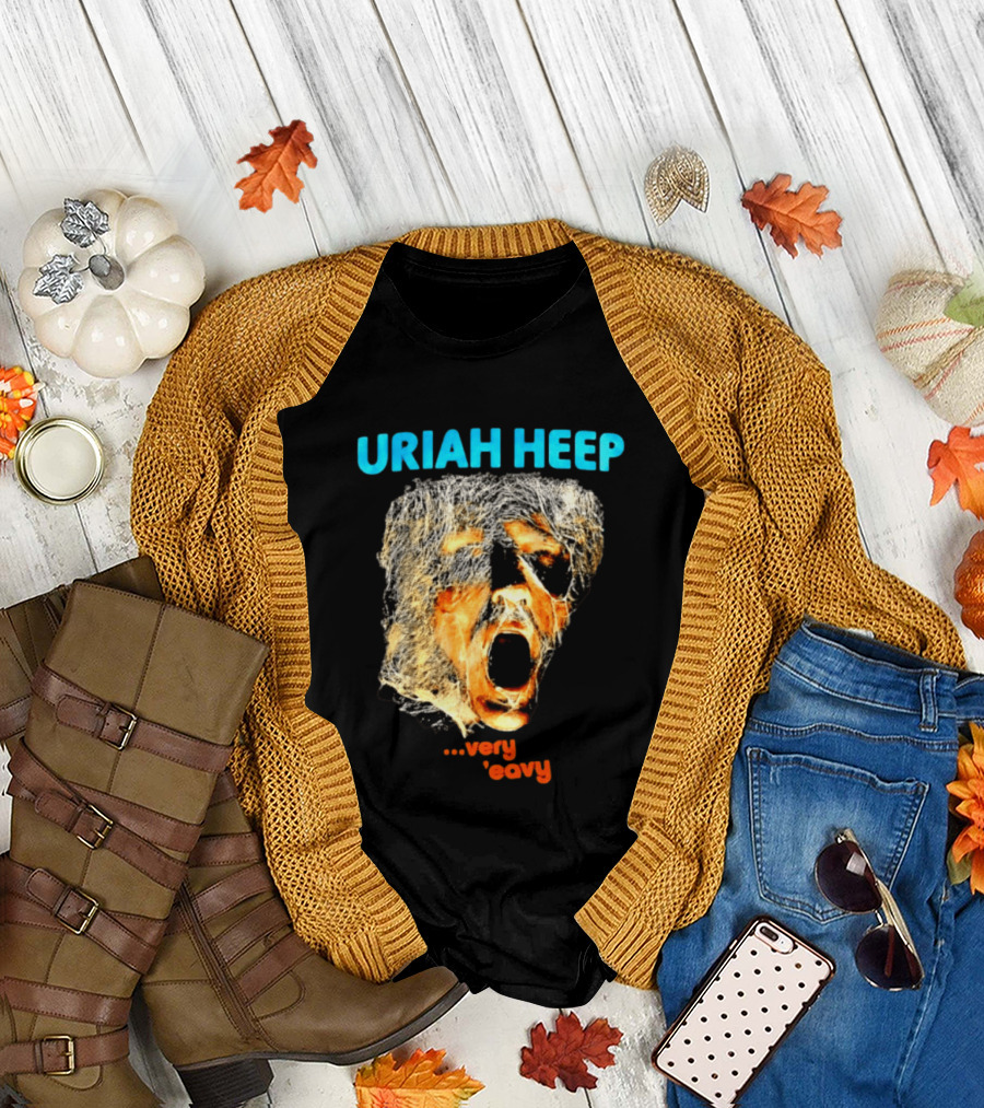 Uriah Heep Very 'Eavy Album Cover Art Hard Rock Music T-Shirt