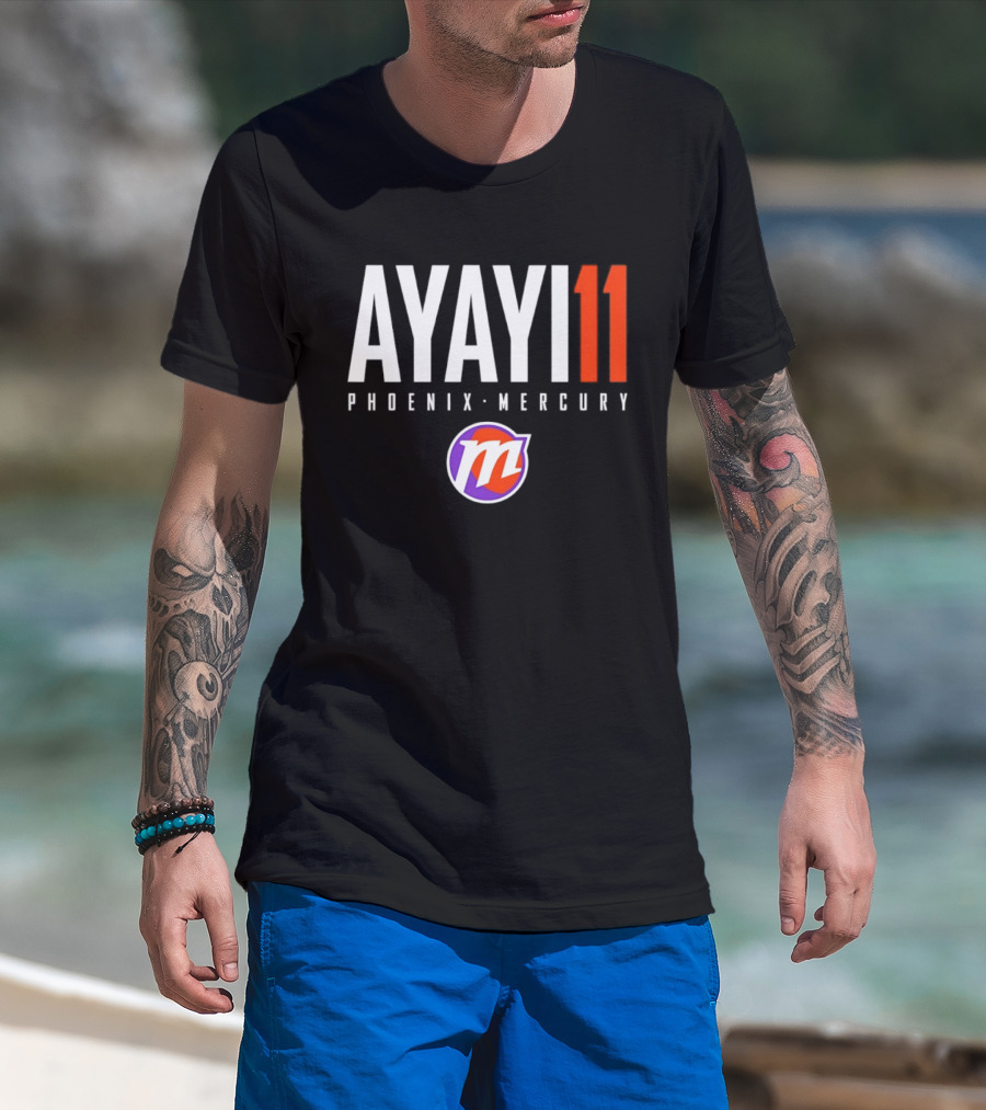 Phoenix Mercury Ayayi 11 WNBA Player Jersey T-Shirt