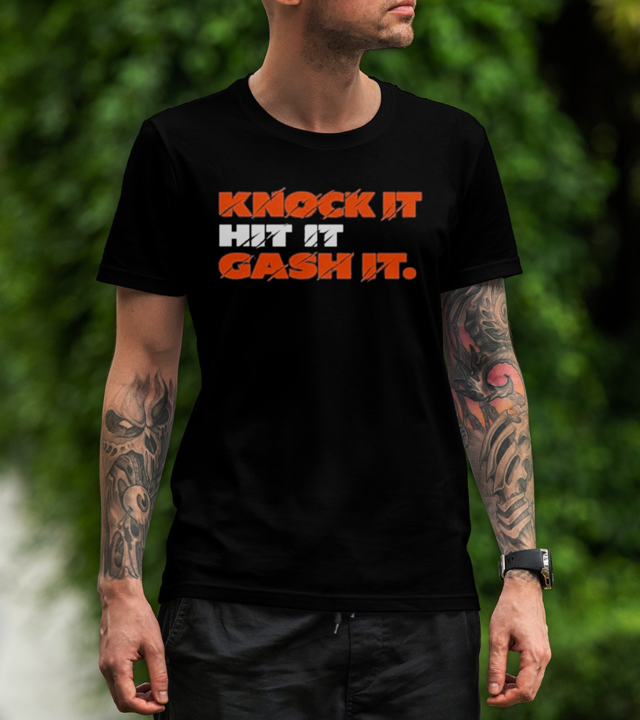 Chicago Bears Knock It Hit It Gash It T-Shirt
