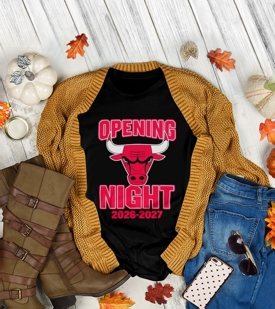 Chicago Bulls Opening Night 2026 2027 NBA T-Shirt