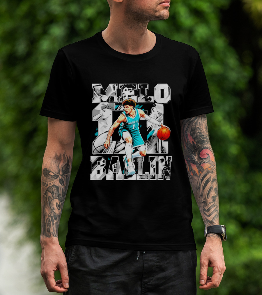 Classic LaMelo Ball Melo TEA Ballin Charlotte Hornets Bootleg Rap T-Shirt
