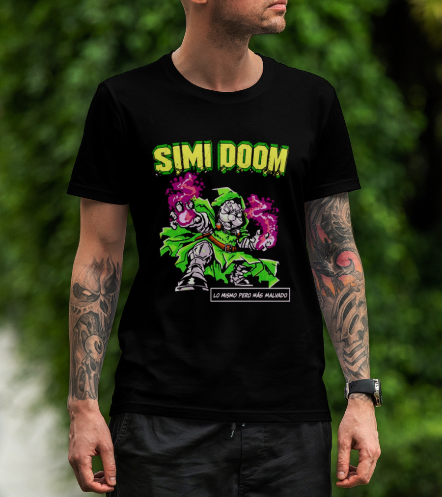 Simi Doom Lo Mismo Pero Más Malvado Doctor Doom Comic T-Shirt