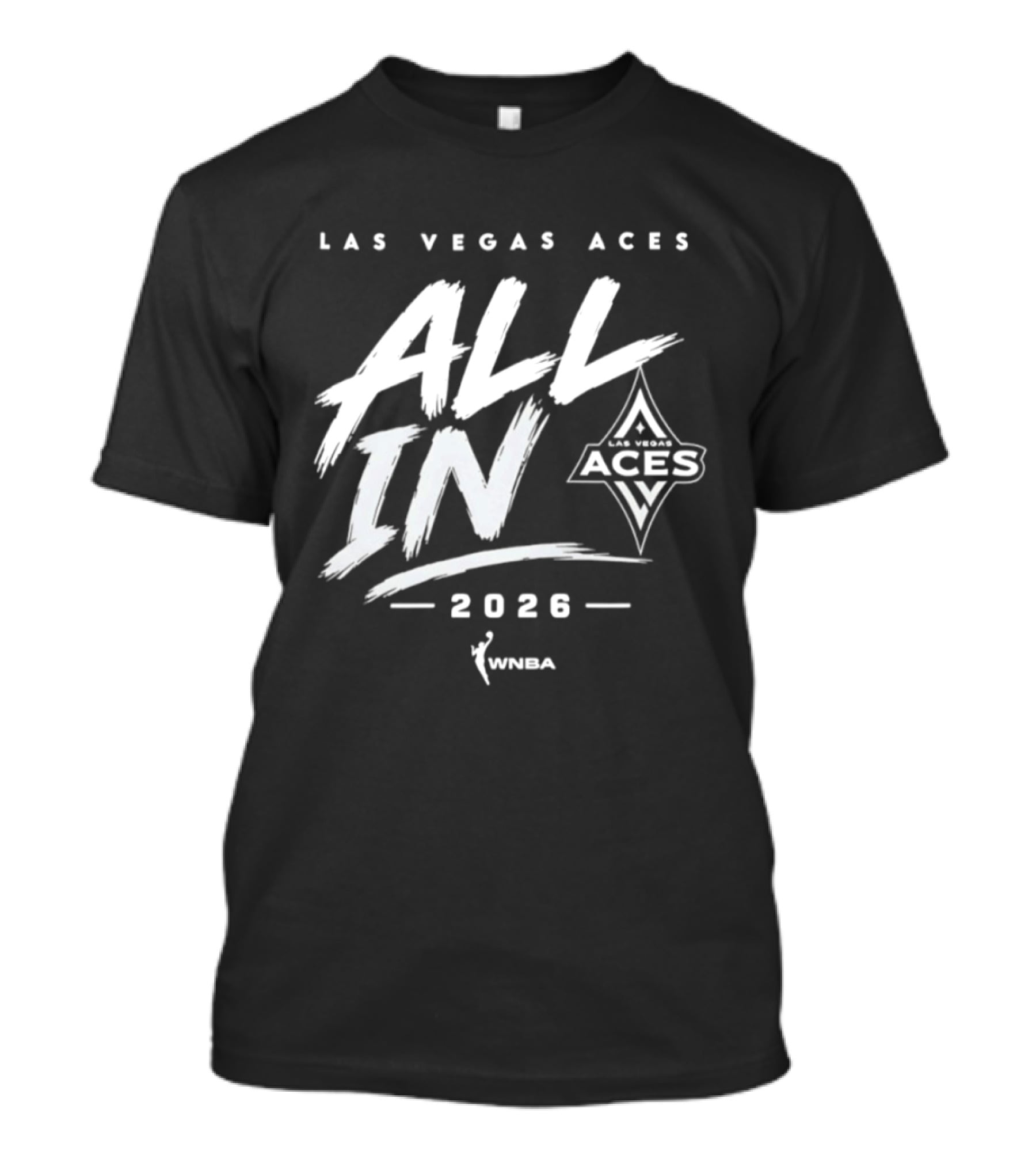 Las Vegas Aces All In 2026 WNBA T-Shirt