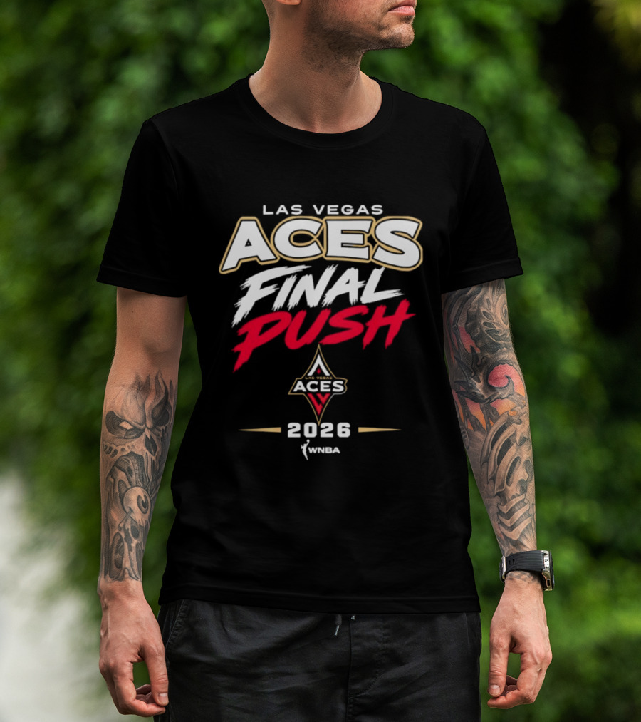 Las Vegas Aces WNBA 2026 Final Push T-Shirt