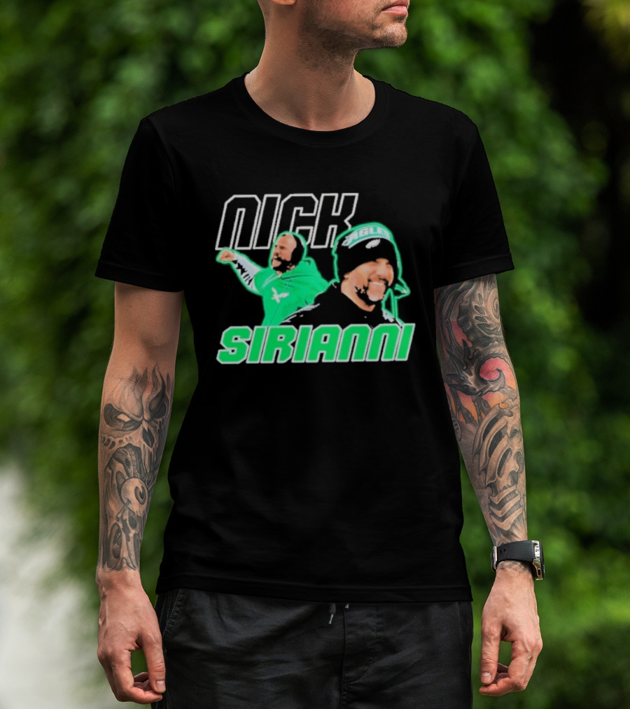 Nick Sirianni Philadelphia Eagles Kelly Green T-Shirt