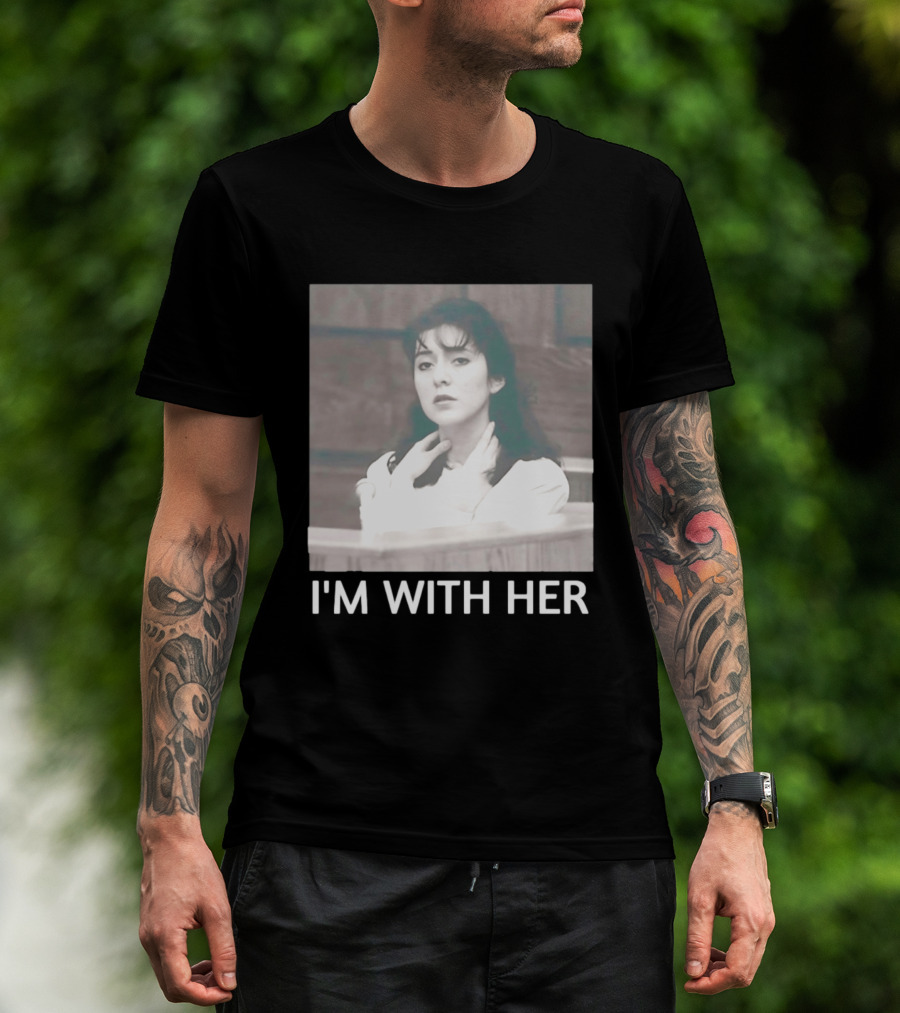 Lorena Bobbitt I'm With Her Courtroom Image T-Shirt