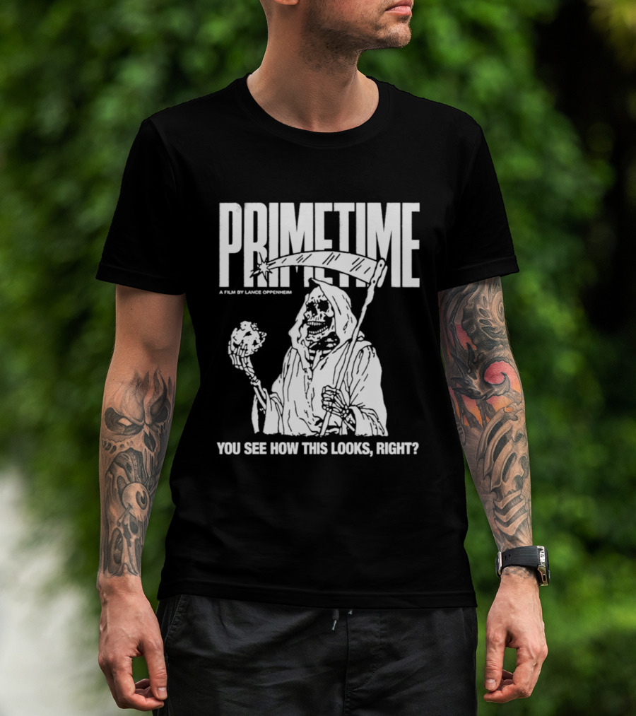 Robert Pattinson Primetime You See How This Looks Right A Film By Louis Oppenheim T-Shirt