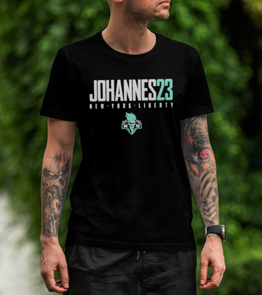 Marine Johannes 23 New York Liberty WNBA T-Shirt