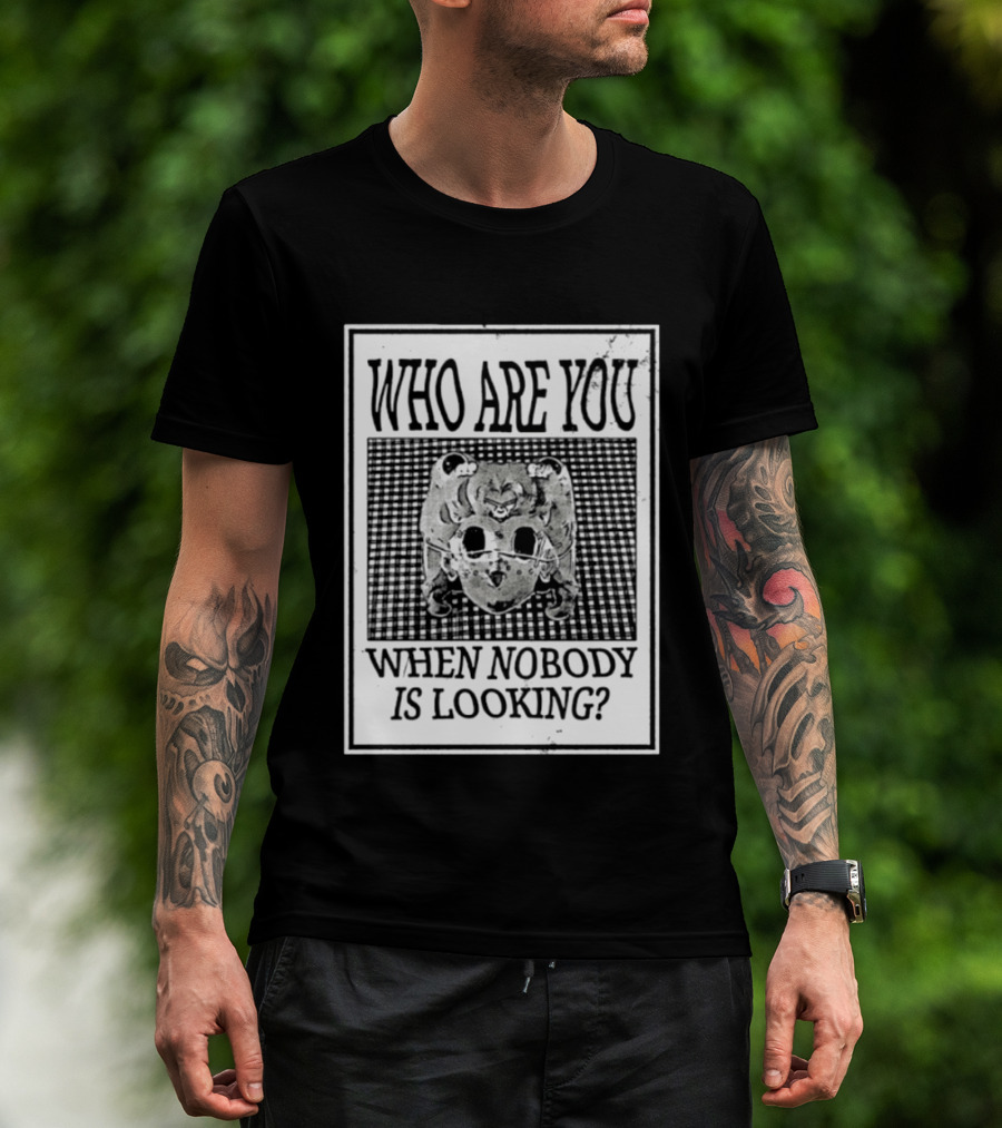 Sailor Moon Who Are You When Nobody Is Looking Anime T-Shirt