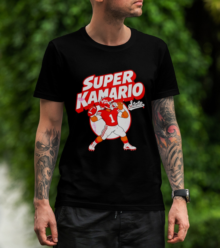 Super Kamario Mississippi State Bulldogs Football Player T-Shirt