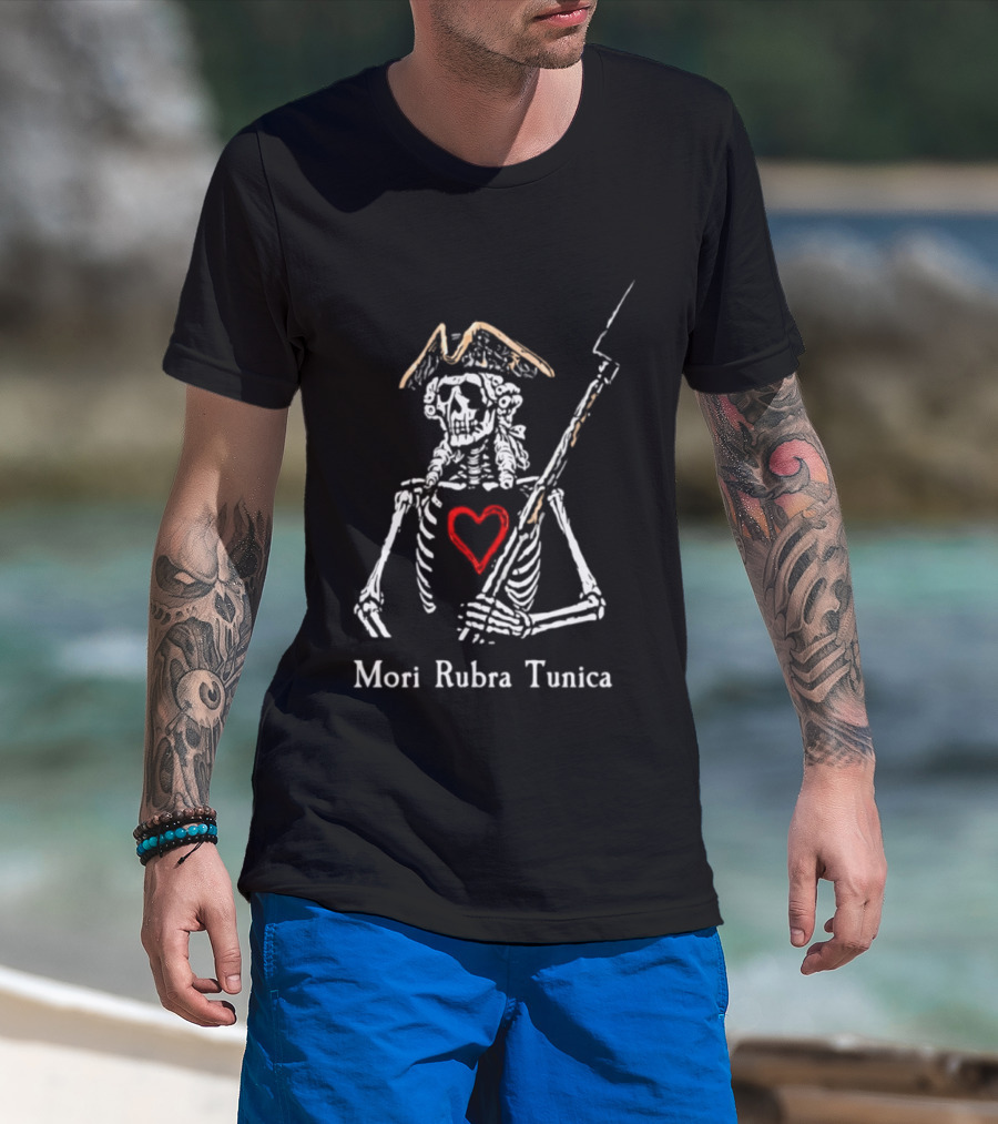 Mori Rubra Tunica Skeleton With Heart T-Shirt