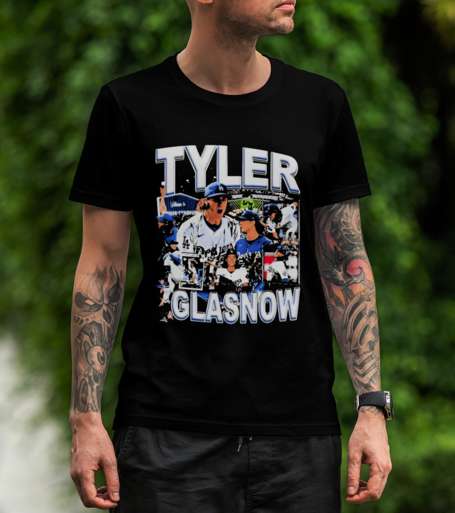 Tyler Glasnow Los Angeles Dodgers Baseball Team T-Shirt
