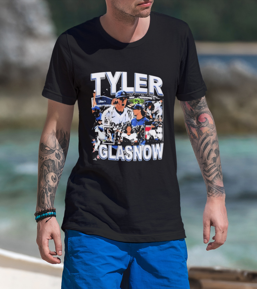 Tyler Glasnow Los Angeles Dodgers Baseball Team T-Shirt