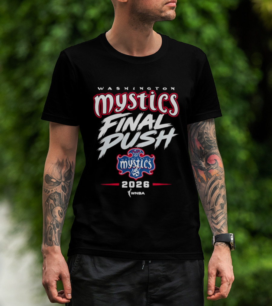Washington Mystics Final Push WNBA 2026 T-Shirt