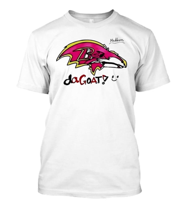 Baltimore Ravens Crucial Catch 2026 Young Heroes Fighting Cancer DaGOAT T-Shirt