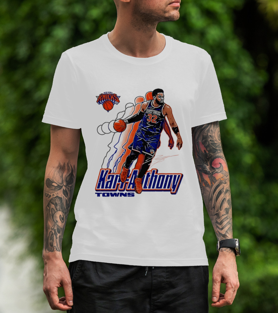 Karl Anthony Towns New York Knicks Basketball 32 T-Shirt