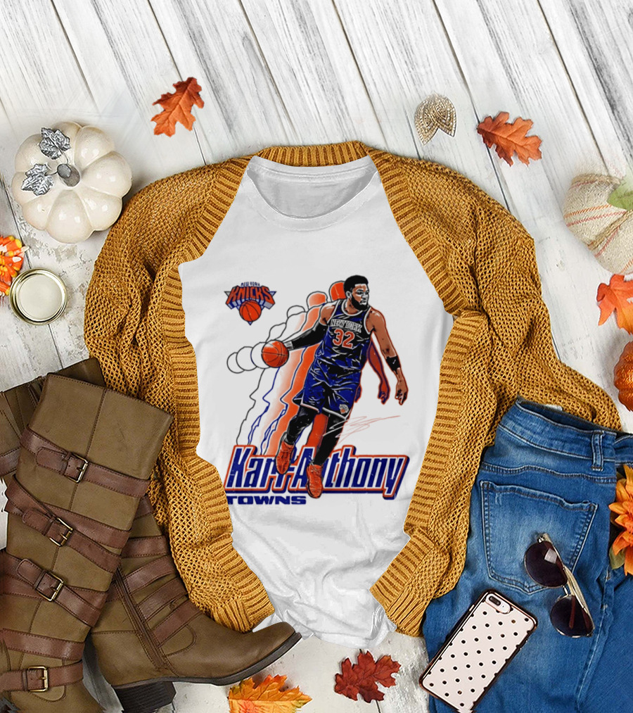 Karl Anthony Towns New York Knicks Basketball 32 T-Shirt
