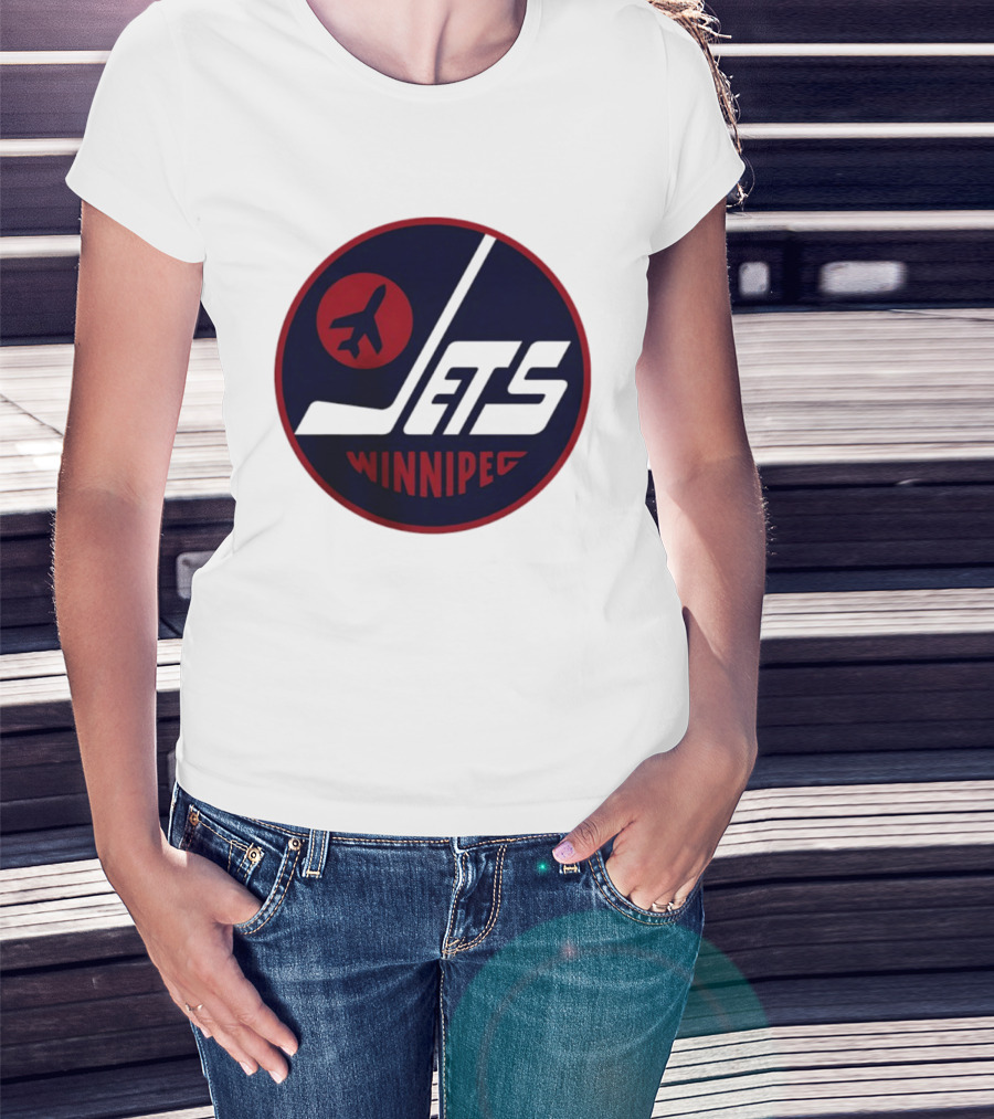 Winnipeg Jets 2026 NHL Heritage Classic Retro Circle T-Shirt