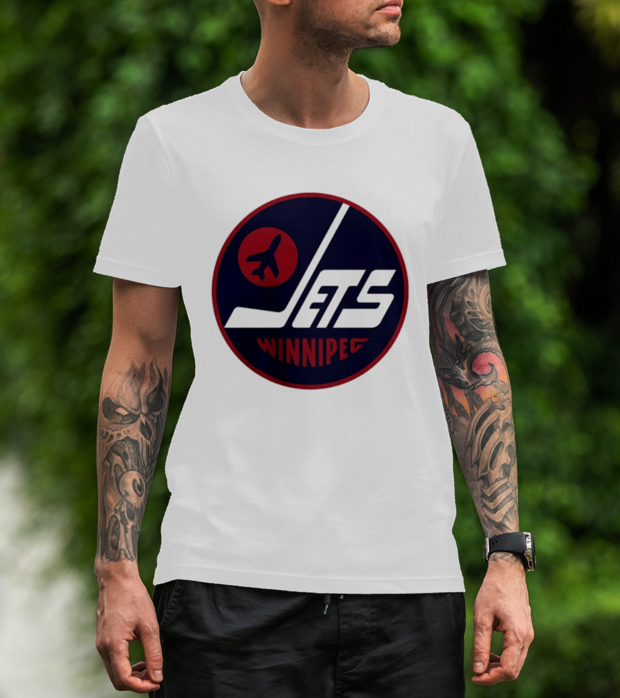 Winnipeg Jets 2026 NHL Heritage Classic Retro Circle T-Shirt