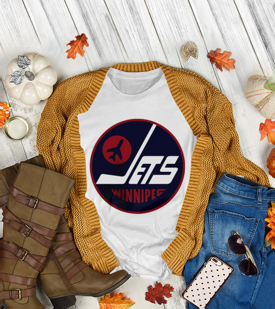 Winnipeg Jets 2026 NHL Heritage Classic Retro Circle T-Shirt