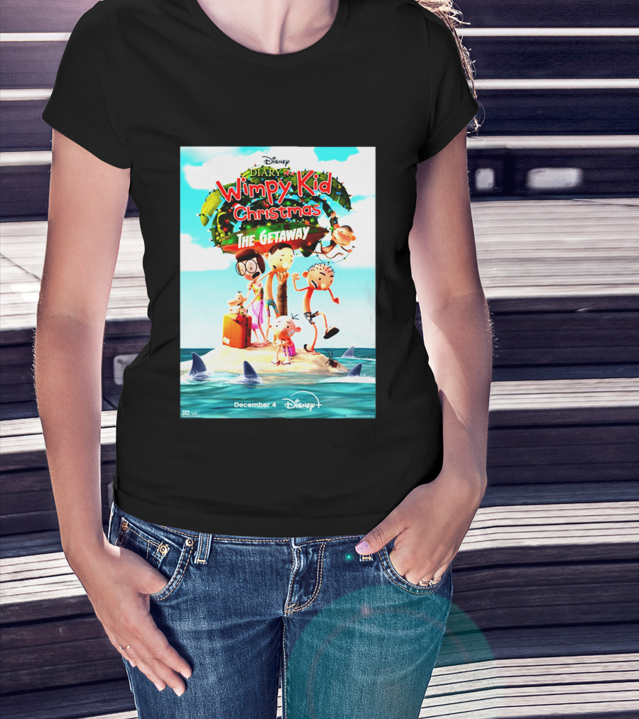 Disney Diary Of A Wimpy Kid Christmas The Getaway December 4 Disney+ T-Shirt