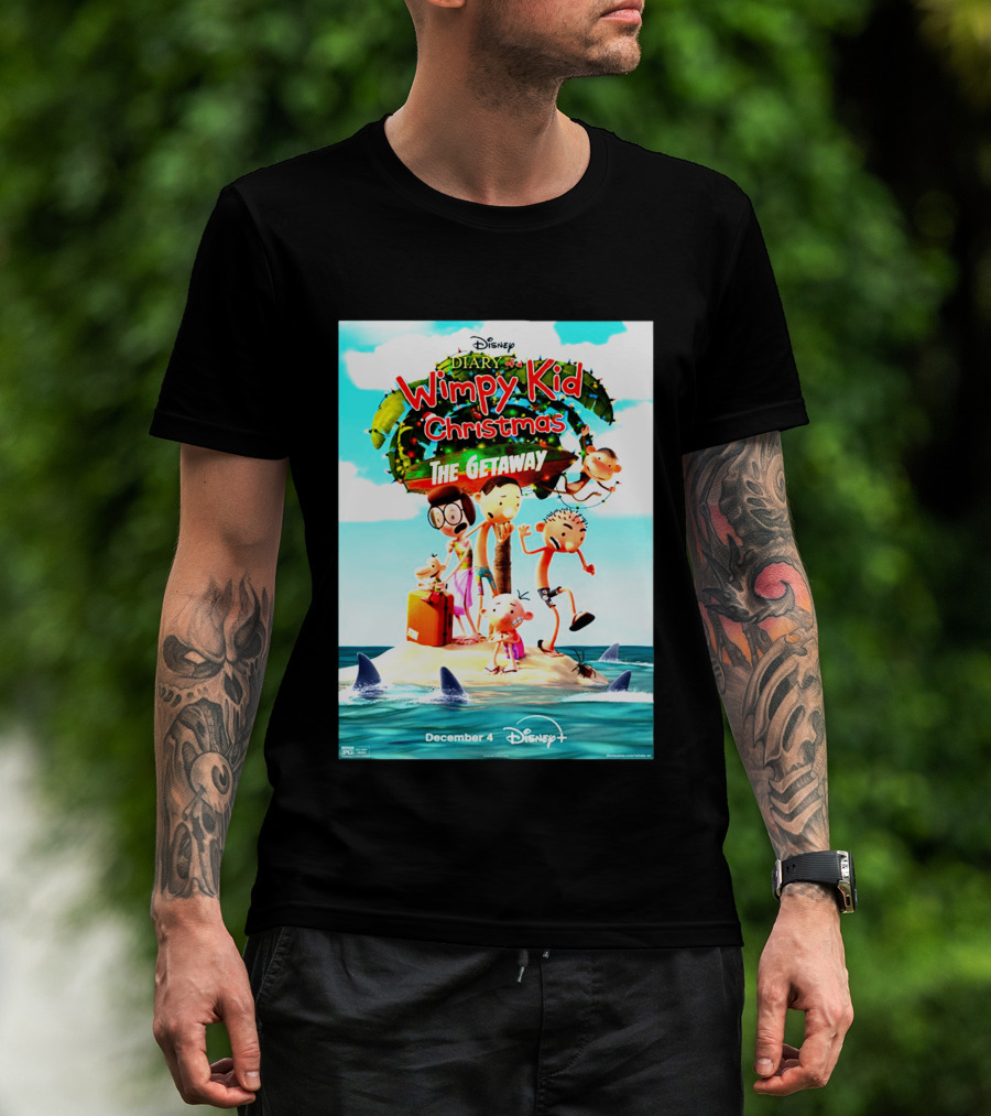 Disney Diary Of A Wimpy Kid Christmas The Getaway December 4 Disney+ T-Shirt