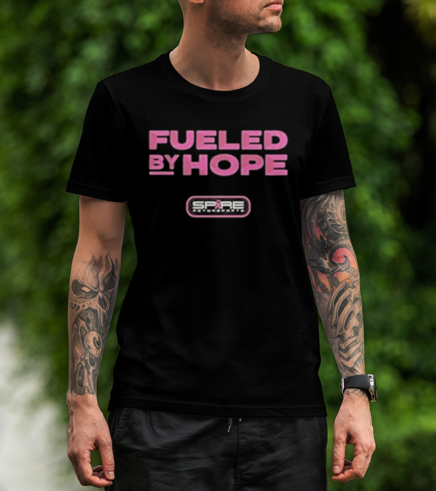 Fueled By Hope Spire Enterprises Pink Ribbon 2026 T-Shirt