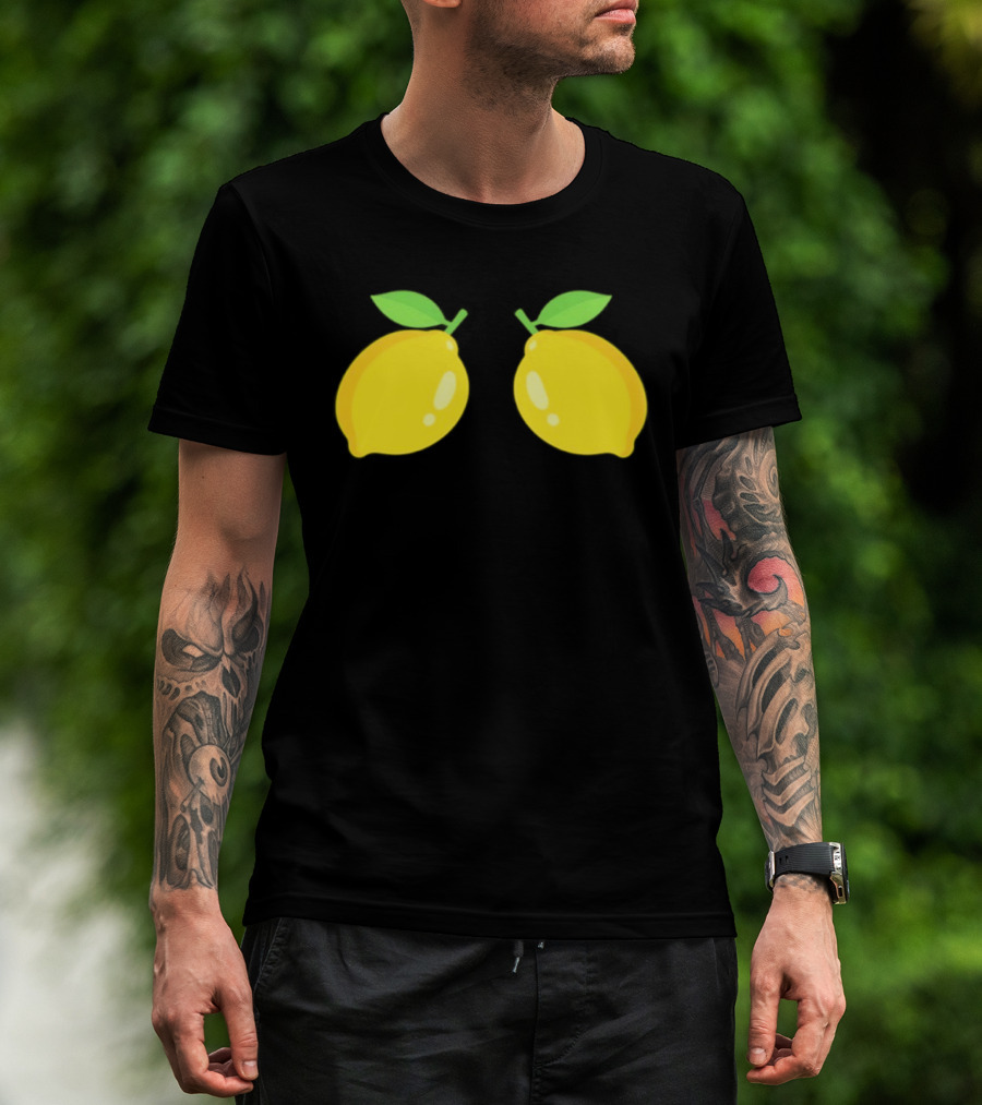 Lemons Over Boobs Bold Citrus T-Shirt