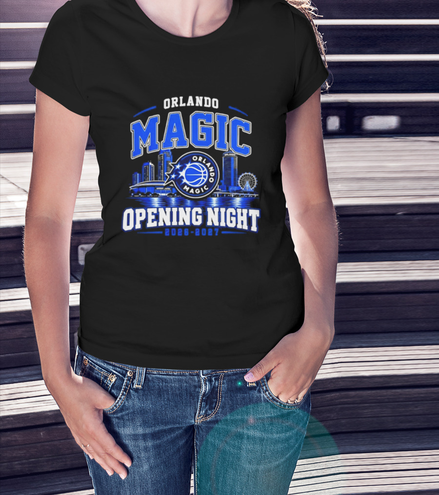 Orlando Magic Opening Night 2026 2027 City Skyline T-Shirt