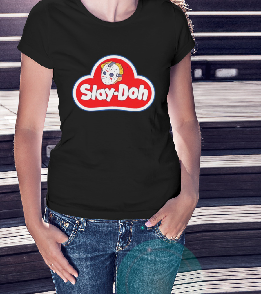 Slay Doh Jason Voorhees Mashup Friday The 13th T-Shirt