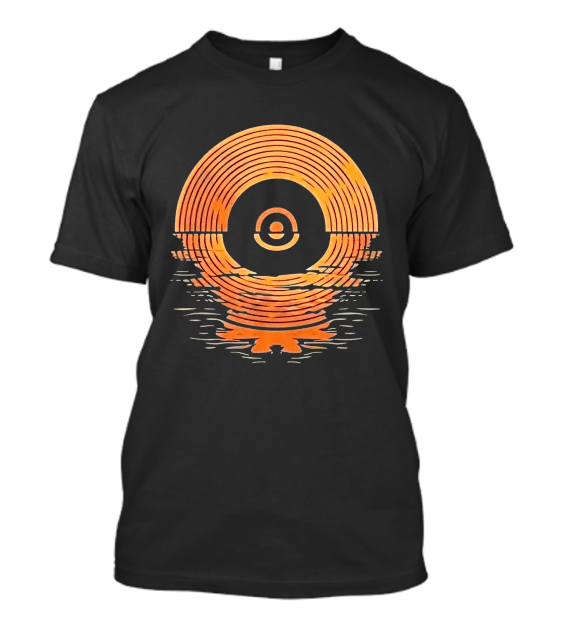Sunset Vinyl LP Records Reflection Ted Lasso Zelda Southport Tracey Ullman The Departing Lass T-Shirt