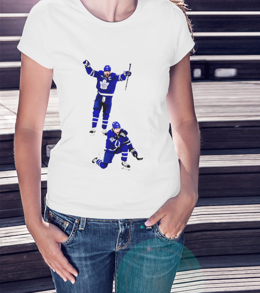 Auston Matthews Gavin McKenna Toronto Maple Leafs Firts One Hockey Players T-Shirt