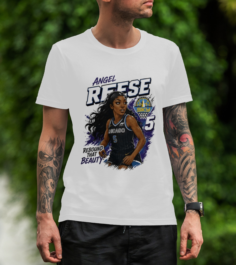 Angel Reese Chicago Sky 5 Rebound That Beauty T-Shirt